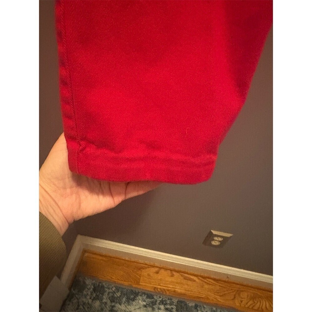 Lauren Jeans Co. Ralph Lauren Jeans Womens Size 10 Red High Rise - Picture 9 of 12